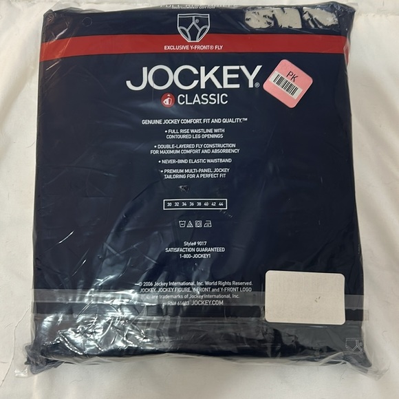 Jockey Classic Men's Briefs in White size 40 set of 6 Briefs underwear - Picture 2 of 5